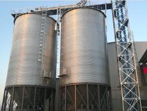 China Hot Galvanized Steel Hopper Bottom Grain Bins Silo Cone Bolted Assembly wholesale