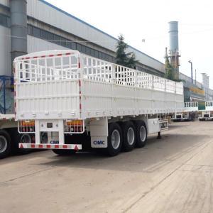 China 60 Ton Payload CIMC Livestock Cargo Fence Semi Trailer wholesale