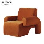 Velvet Single Seater Sofa Bed Luxury Corduroy Velvet Armchair Unique