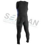 Size S - XXL Water Sports Gear 3mm Long John Neoprene Wetsuit For Kayaking