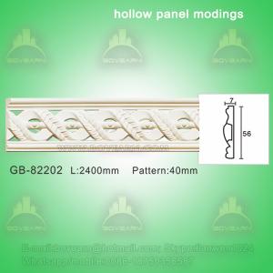 China Polyurethane Decorative center hollow mouldings for light decoration wholesale