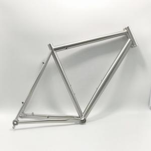 China TIG Welding Titanium Road Bike Frame 700c Titanium Bicycle Frame High Precision on sale