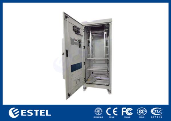IP55 Sunproof Outdoor Power Cabinet Telecommunication Enclosure With Heat