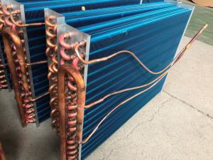 China Customized Refrigeration Evaporator Coils AC Condenser Fin For Water Chiller wholesale