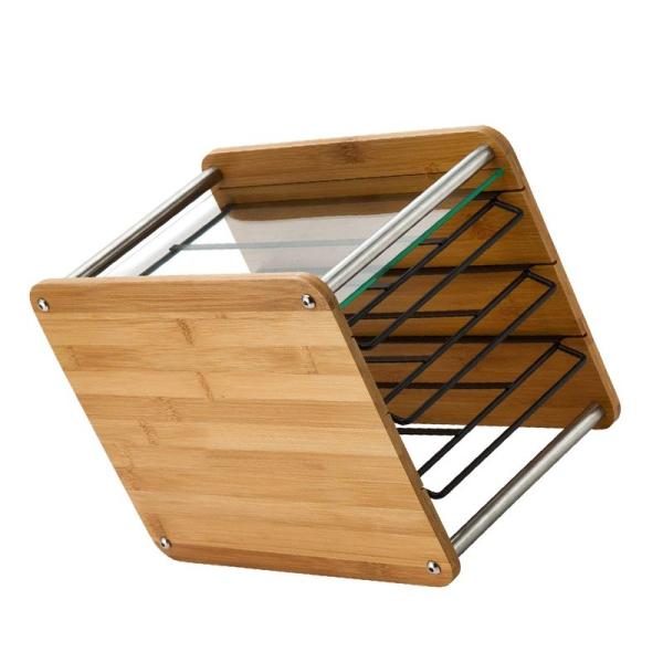 Conveniently Organize Your Coffee Pods with this Sustainable Bamboo Holder and