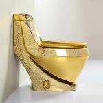 Floor Mounted ODM Bathroom Toilet Bowl One Piece Ceramic Toilet Commode 3L / 6L