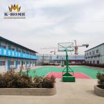 Prefabricated Labour Colony Steel Frame Prefab House With Kitchen Dining Hall