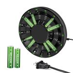 Fast 1.2v NIMH AA / AAA Battery 16 Slots Rechargeable Aaa Battery Charger