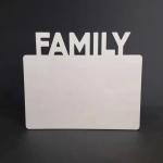 Matte White MDF Sublimation Blanks Transfer Family Photo Panel