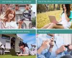 DC 12V Stable 4G Pocket WiFi Router , 5200mAh Portable Battery Router