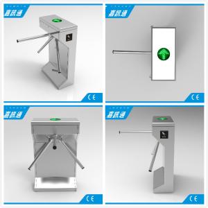 China Electric Waist Height Drop Arm Turnstile Comapct Safety Mechanical Tripod Turnstile Gate wholesale