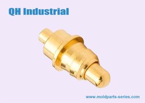 China 3uin 4uin 5uin Gold Plated Spring Contact Probes,2mm 3mm 4mm 5mm 6mm DIP Through Hole Type Pogo Pin wholesale