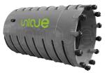 900mm OD L1200mm Concrete Core Barrel With Roller Bullet Teeth