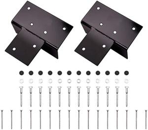 China Freestanding 3 Bay E Shape Pergola Construction Bracket Kit with High Carbon Steel wholesale