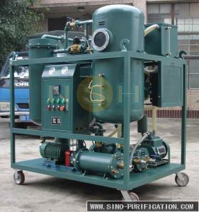 China High Efficiency Turbine Oil Purification System Water Content ≤100 PPM Custom Color wholesale