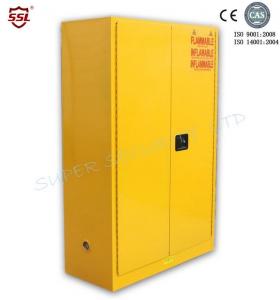 China 45 Gallon SGS Metal Medical Storage Cabinets 2 Shelves For Laboratory wholesale