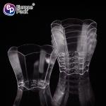 Party supplies flower shape plastic disposable dessert cup for ice cream