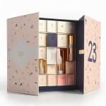 Business Shopping Custom Logo Paper Gift Advent Calendar Box Double Doors