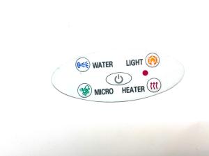 China Printed Emboss Tinted Touch Screen Membrane Overlay Membrane For Smoothtalker wholesale