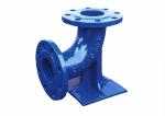 Water Supply Ductile Iron Elbow Double Flange 90 Degree Duck Foot Bend