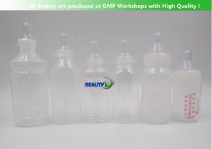 China PP Plastic Empty Cosmetic Bottles Milk Water Feeding Bottles Silicon Nipple For New Born Baby wholesale
