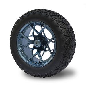 China Shuran 14 Inch Golf Cart Wheels And Tires With S Center Cap wholesale
