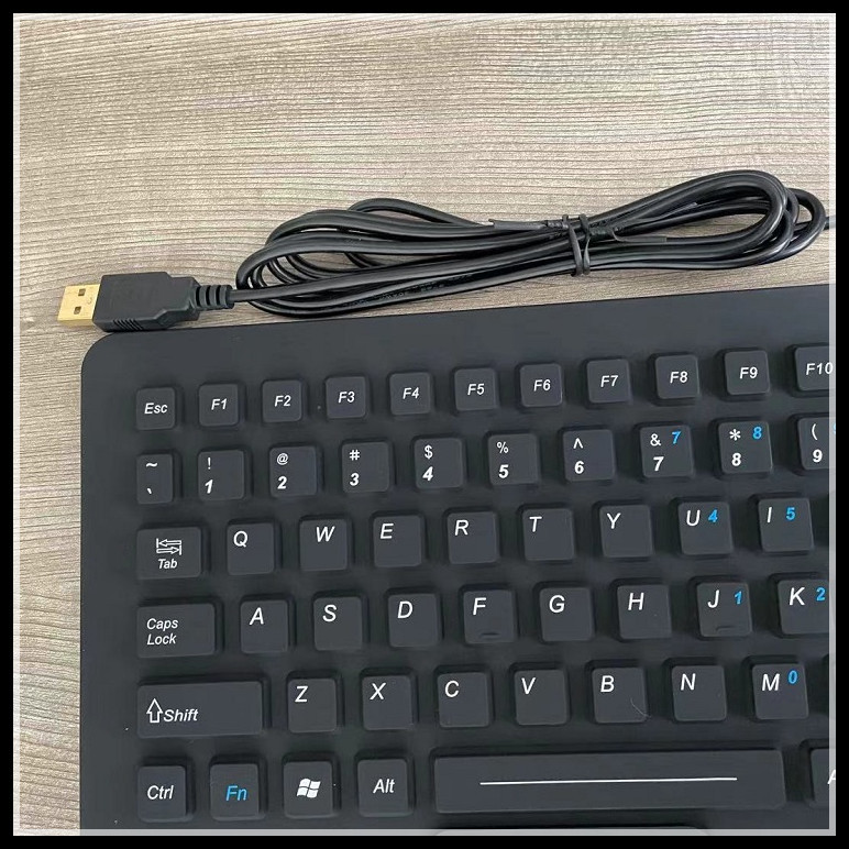 Waterproof Antibacterial Silicone Rubber Keypad For Hospital Equipment