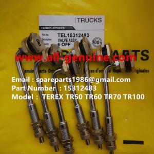 China TEREX 15312483 STEM VALVE MINING NHL DUMP TRUCK TR35 TR50 TR60 TR100 3305B 3305F 3303 3307 TR45 TR70 MT4400 CUMMINS wholesale