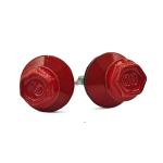 Red Baked Paint Hex Flange Head Self-Drilling Screw – Waterproof EPDM Washer &