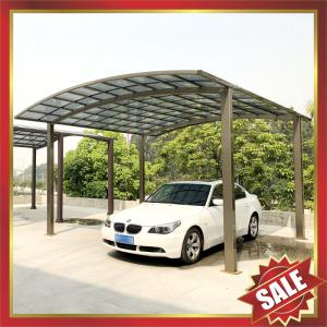 China high quality beautiful modern garden park sunshade parking car shed shelter polycarbonate carport sunvisor shield cover wholesale