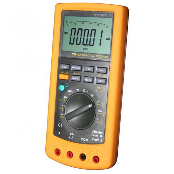 Quality 1000V CATIII RS-232C IR Digital Multimeter YH187 , Full Overload Protection for sale