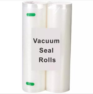 China 60mic - 450mic BPA Free Vacuum Seal Bags Rolls Custom Embossed Frozen Transparent wholesale