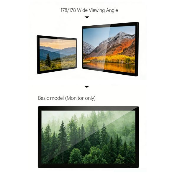 15.6 Inch 1080P Industrial Capacitive Kiosk Touch Screen USB Input Digital Signage and Displays for Business