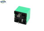 Non Waterproof Green Cover 12V 30A Automotive Relay , 12 Volt 30 Amp Relay 8