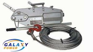 China Lever Block Wire Rope Pulling Overhead Line Construction Tools With 8mm Wire Rope Diameter wholesale