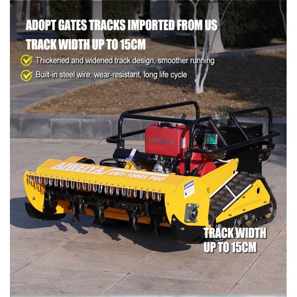 Durable Gasoline Flail Mower With Powerful Engine for Efficient Grass Cutting and Lawn Care Flail Mower