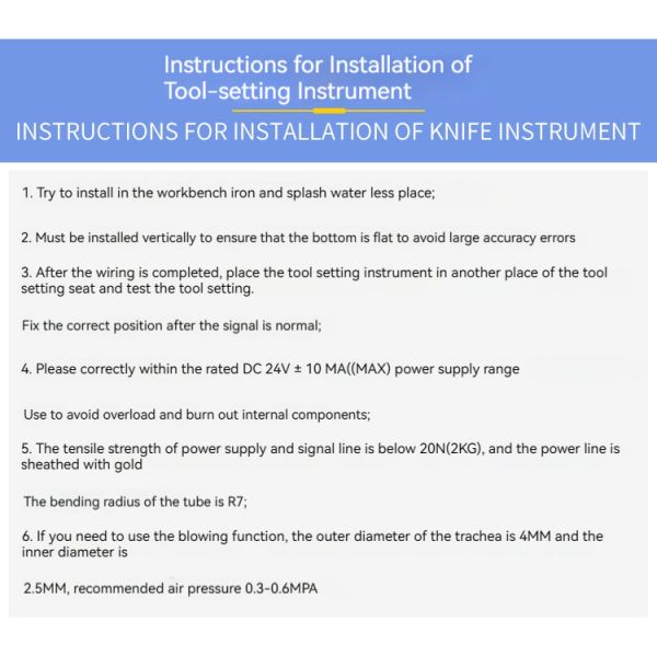 MP21 Automatic Tool Setter 10-16mm Diameter Broken Tool Detection with 0.001mm Precision for CNC Engraving Milling Machine Use