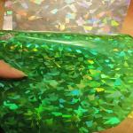 Professional 180mic Pvc Laser / Holographic Film Exporter,accept Customized