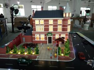 China Resort Hotel Miniature Architectural Models , 3d Table Display Maquette Mockup wholesale