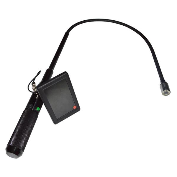 16:9 Telescopic Pole Under Vehicle Inspection Camera With 12 Leds Waterproof