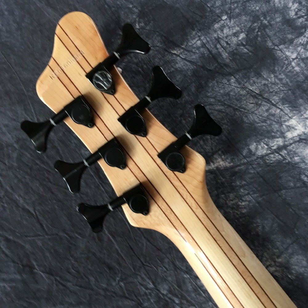 2017 hot 6 string bass guitar.OEM retail new 6 strings electric bass guitar EMS free shipping