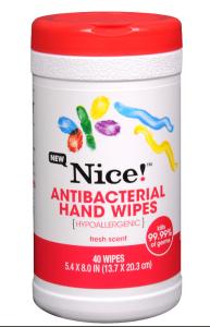 China 40 Dry Wipes For Antibacterial Hand Wipes Manufacturer Hypoallergenic Fresh Scent wholesale
