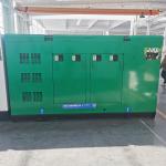 Portable Cummins Diesel Generator Set 220kva For Outdoor Use