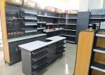 Convenience Store Wood And Metal Shelves 30kg/ Layer Load Capacity
