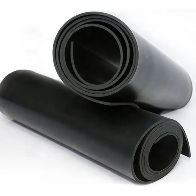 Sale Black Shock Absorption Rubber Matting Customized with EPDM Silicone Rubber Sheet