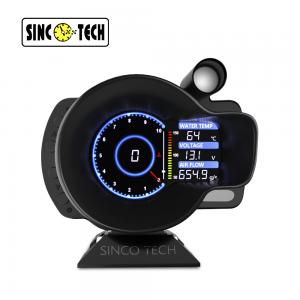 China Do916 Multifunctional Gauge Car Hud OBD2 Double Screen Tachometer Auto Meter on sale