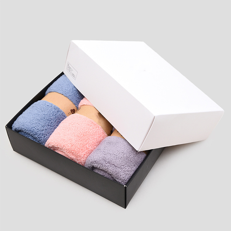 Towel Packaging Custom Clothing Boxes With CMYK 4 Color Offset Printing