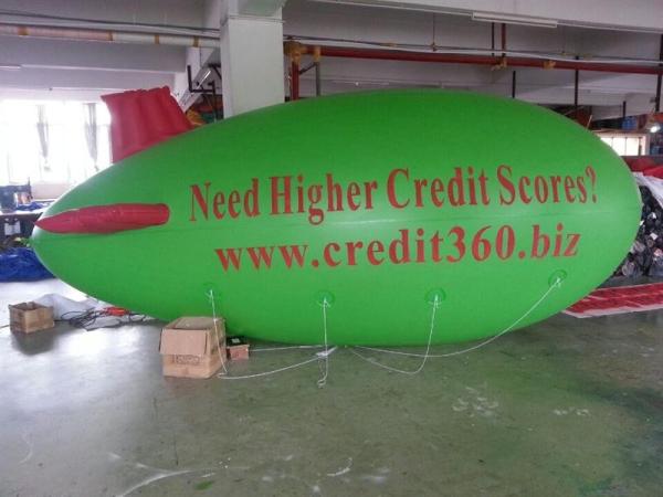 Giant flying inflatable blimp / flying advertising PVC inflatable blimp with