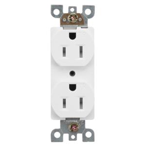 China Electrical Standard Grounding Duplex Receptacle 15A 125V wholesale