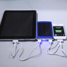 China portable 2600mah usb power bank mini solar charger for laptop Mobile on sale